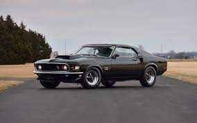 1969 429 Black Boss Cars Fastback Ford Jade Mustang 720p Wallpaper Hdwallpaper Deskto Ford Mustang Boss Ford Mustang Convertible Ford Mustang 1969