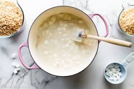 How To Make Favorite Rice Krispie Treats On Sallysbakingaddiction Com Rice Krispie Treats Krispie Treats Recipe Rice Krispies