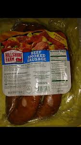 hillshire farm beef smoked sausage