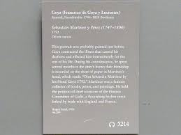 Reconnaissant, goya intercède en sa faveur en 1796 pour qu'il. Sebastian Martinez Y Perez 1747 1800 Francisco De Goya Francisco Jose De Goya Y Lucientes 1792