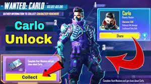 How To Unlock Free Carlo Character In Pubg Mobile Get Free Carlo Character Pubg Mobile India S 1 Pubg Mobile Leaks Provider Oyun Dunyasi Hile Oyun