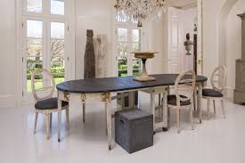 Love Our New Gustavian Dining Table The Black Top And Goldleaf Griffins Add Depth And Drama Dining Chair Makeover Dining Room Inspiration Gustavian Furniture