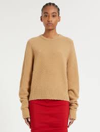 Crew Neck Sweater Camel Sportmax