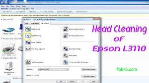 Head Cleaning Of Epson L3110 Multifunction Inktank Printer Obs6 Com