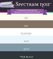 Color Charts Spectrum Noir Colouring System From Crafters