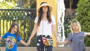 Megan Fox Sons Hold Hands In Photos From Family Outing Hollywood Life