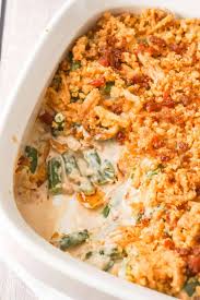 It's the perfect cheesy dish to take to potluck dinners. Cream Cheese Bacon Green Bean Casserole This Is Not Diet Food