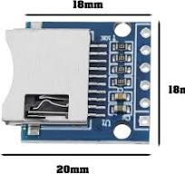 Create idea Lot de 10 Modules de Lecteur de Carte Micro SD 3,3 V SPI avec  Connecteur à 6 Broches pour Carte Micro SD ESP32 : Amazon.fr: Informatique