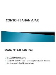 Lks pai sd kelas v. Contoh Bahan Ajar Pai Sd Jawabanku Id