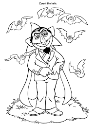 Elmo love to receipt present in happy birthday coloring page : Sesame Street The Count Sesame Street Coloring Pages Halloween Coloring Pages Halloween Coloring