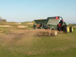 Half the height of the grass blades should be visible to avoid killing the turf due to lack of sunlight. Fairway Topdressing Sand Waupaca Sand Solutions