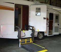 Travlin In Style With An Rv Wheelchair Lift Addition Mobilityworks Recreational Vehicles Wheelchair Wheelchair Accessible Vehicle