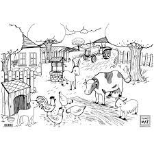 Mai jos veti gasi planse de colorat cu animale salbatice. Plansa Pentru Colorat Reutilizabila Animale De La Ferma Silicon 48 X 335 Cm Emag Ro