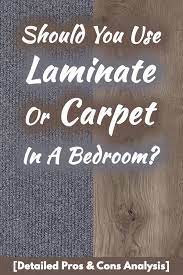 Laminate flooring is made up of multiple layers, fused together with a lamination process. Should You Use Laminate Or Carpet In A Bedroom Detailed Pros Cons Analysis Home Decor Bliss
