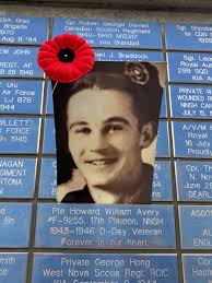 Commemorating Private Howard William Avery : Juno Beach Centre
