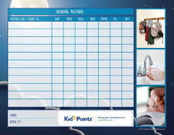 Kids Chart For Routines Kid Pointz