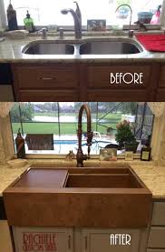 retrofit farmhouse sink custom designed