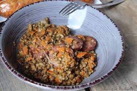 Lentilles Saucisses Recette Recettes De Cuisine Recettes De Legumes Saucisse Lentille