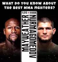Land a knockout blow to your mates' egos as you stump them with our boxing pub quiz questions and answers. Khabib Vs Mayweather Mma Quiz Playyah Com Free Games To Play