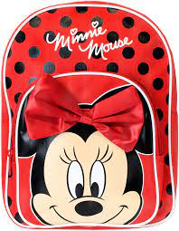 Amazon.com: Disney Minnie Mouse Girls Minnie Mouse Backpack With Bow :  Clothing, Shoes & Jewelry