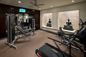 Watson Gym Contemporary Home Gym Los Angeles Kollin Altomare Architects Home Gym Flooring Home Gym Design Gym Decor