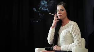 Girls close your eyes singh is king. Watch Lovely Girl Lighting Up And Smokin Stock Video Pond5