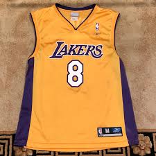 In addition to the authentic kobe bryant lakers jersey, our nba shop offers gear like kobe bryant name and number tees featuring iconic los angeles lakers logos and colors. Reebok Nba Lakers Jersey Kobe Bryant 8 Yellow