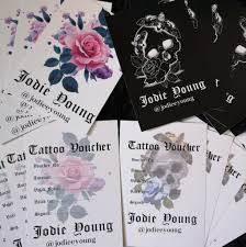 Don't worry about that it's not permanent it's just temporary tattoo. Tattoo Gift Vouchers Jodie Young