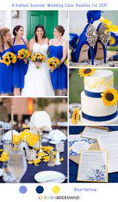 35 bright sunflower wedding ideas. All 30 Blue Wedding Color Palettes Colorsbridesmaid