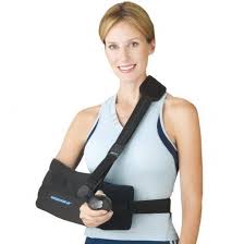 Your Sling Will Look Something Like This Shoulder Surgery Recovery Shoulder Surgery Arthroscopic Shoulder Surgery