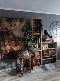 I Was Told My Bookshelves Would Fit In Here So Here You Go Darkacademia Aesthetic Bedroom Room Inspiration Bedroom Bedroom Decor