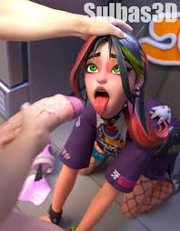 Helsie Fortnite Lewd Art Display