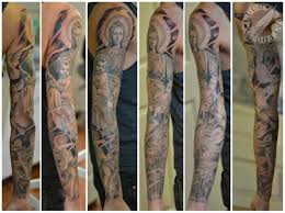 More and more people are starting to accept the importance of these tattoos in the christian world and in some other religions as well. Religious Sleeve Tattoo By Renaissance Tattoo
