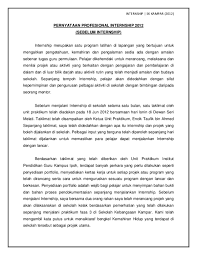 4) motivasi dan komitmen guru memegang peran. Doc Pernyataan Profesional Internship 2012 Sebelum Internship Yamunah Subramaniam Academia Edu