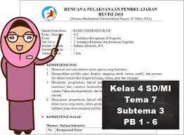 Soal tema 4 subtema 3 kelas 3 sd. Rpp Tematik Kelas 4 Tema 7 Indahnya Keragaman Di Negriku Subtema 3