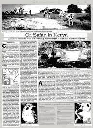 Traveling by camel was once the norm in rajasthan. On Safari In Kenya The New York Times