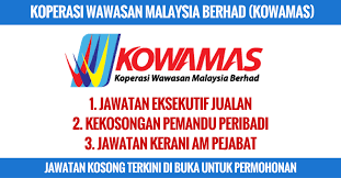 Koperasi wawasan malaysia berhad (kowamas). Jawatan Kosong Koperasi Wawasan Malaysia Berhad Kowamas 1 Kerja Kosong Kerajaan