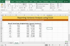 10 Ways To Make Excel Variance Reports And Charts How To Pakaccountants Com Excel Tutorials Microsoft Excel Formulas Excel Formula