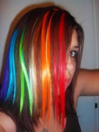 Rainbow Highlights Brown Hair Women Hairstyles Ideas Hair Styles Highlights Brown Hair Hair