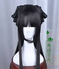 青綰 漢服襦裙襖裙假髮古風cos古裝中華風lolita假髮花千骨 chinese hairstyle hair styles wig hairstyles