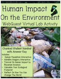 We should take the proper steps to stop pollution for the sake of our planet and ourselves. Human Impact On The Environment Webquest Earth Day Webquest Environment Lessons Environment Topic Human Environment