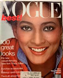 Peggy Dillard , originally from South Carolina, started modeling in 1975  while studying at Brooklyn's Pratt Institute of Technology. She was the  second Black woman to appear