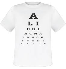 alice in chains eye chart white t shirt