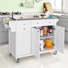 sobuy white luxury kitchen island