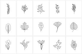 Hand Drawn Flowers Set Png Flowers Vector Floral Ornament Etsy In 2020 Hand Drawn Flowers Flower Drawing Flower Icons