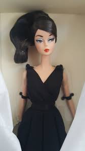 New Barbie Bfmc Classic Black Dress Silkstone Brunette Poseable Body Dwf53 Classic Black Dress Dress Barbie Doll Dresses