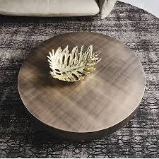 Coffee table with matt white (op71), graphite (op69) or titanium (m11) painted rigid polyurethane. Arena Coffee Table Cattelan Italia
