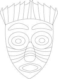 These coloring pages feature different types of masks like halloween masks, mardi gras masks, masquerade masks, tribal masks, egyptian masks, african masks, superhero masks, cartoon. African Tribal Mask Artists Novocom Top