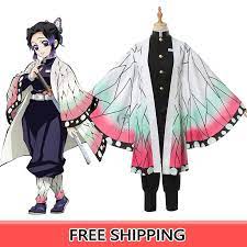 Quite frankly it has been setting trends in the anime world, Demon Slayer Kochou Shinobu Kimono Cosplay Costume For Sale Rolecosplay Com