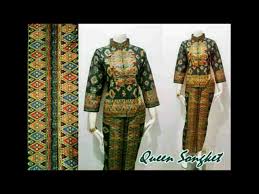 Model baju dari sarung tenun. Model Baju Keren Kain Tenun Cantik Terbaru Youtube